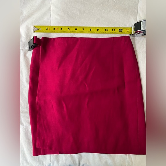 WALES BONNER Wrap Mini Skirt - sz 40 - Fuchsia - Picture 6 of 8